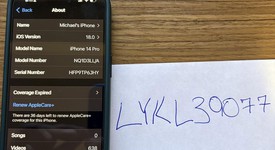 Good
													Apple iPhone 14 Pro - Unlocked, Purple, 256 GB, A2650, photo 5 of 8