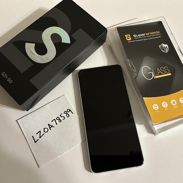Samsung Galaxy S21 Plus 5G - Unlocked, 128 GB, Silver, 8 GB, SM-G996U1