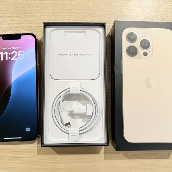 Apple iPhone 13 Pro - Unlocked, 256 GB, Gold, A2483