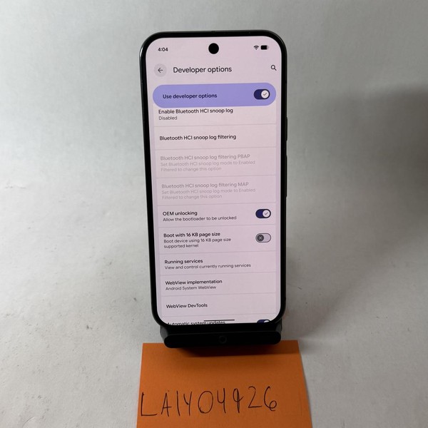 Google Pixel 9 Pro - Unlocked, 128 GB, Obsidian, 16 GB, GR83Y