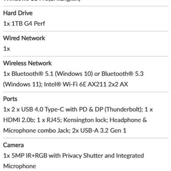 Lenovo ThinkPad P14s (Gen 4) - 1 TB, 32 GB, Intel Core i7