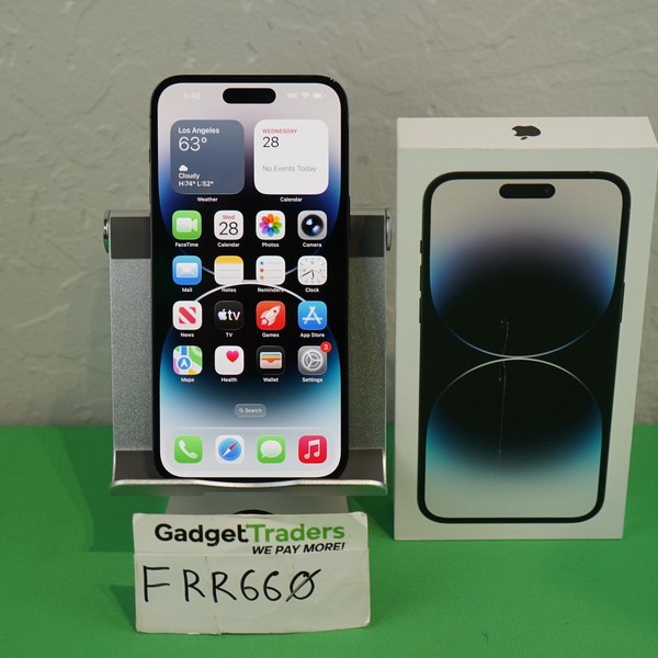 Apple iPhone 14 Pro Max - Unlocked, Black, 256 GB, A2651