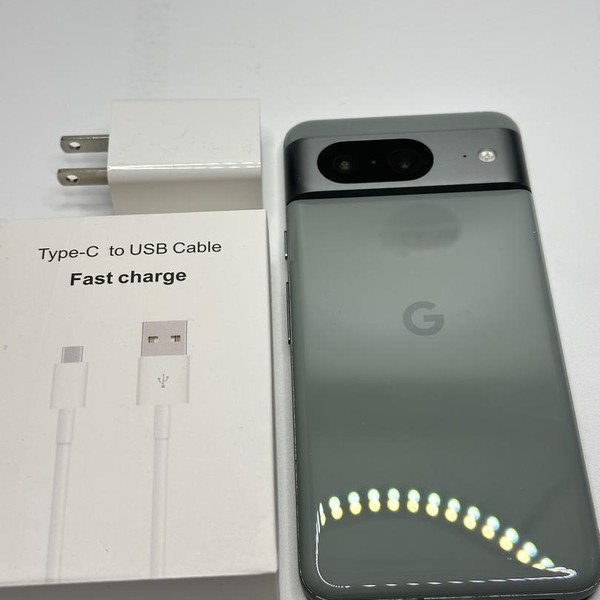 Google Pixel 8 - Unlocked, 256 GB, Hazel, 8 GB, G9BQD, Sub-6 5G