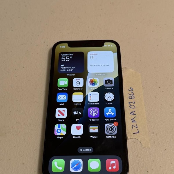 Apple iPhone 12 Mini - Unlocked, 64 GB, Black, A2176