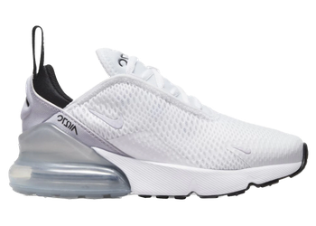 Nike Air Max 270 White Metallic Silver (PS) for sale