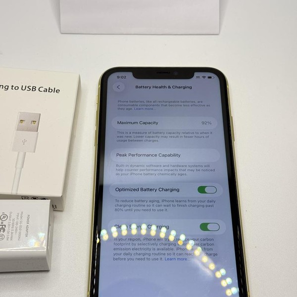 Apple iPhone 11 - Unlocked, 64 GB, Yellow, A2111