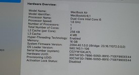 Good
													MacBook Air 2018 - 13" - I5, Gray, 512 GB, 16 GB, photo 4 of 9