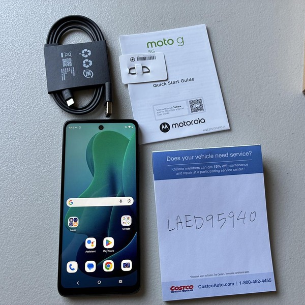 Moto G 5G (2024) - Unlocked, 128 GB, Green, 4 GB