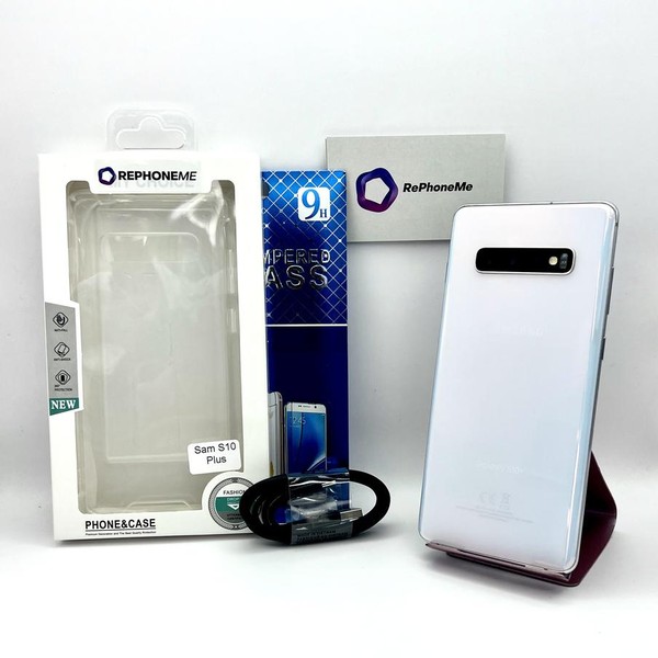Samsung Galaxy S10 Plus - Unlocked, 512 GB, Ceramic White, 8 GB, SM-G975U1