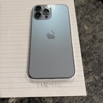 Good Apple iPhone 13 Pro Max - AT&T, Sierra Blue, 256 GB, A2484