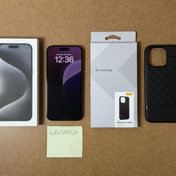 Apple iPhone 15 Pro Max - Unlocked, 512 GB, Black, A2849