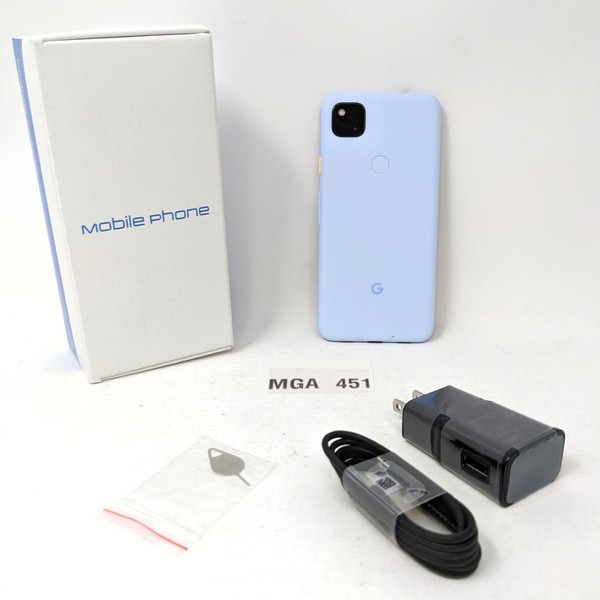 Google Pixel 4a - Unlocked, 128 GB, Blue, 6 GB, G025J