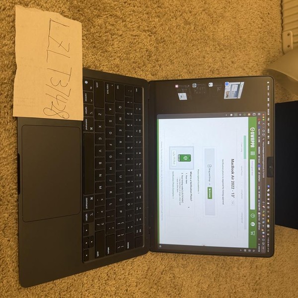 MacBook Air 2022 (M2) - 13 inch - 256 GB, Midnight, 16 GB, Apple M2