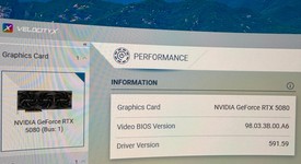 Used
													PNY GeForce RTX 5080 - VCG508016TFXPB1-O, 5080 Triple Fan OC, photo 4 of 8