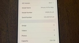 Mint
													Apple iPhone 14 Pro Max - Unlocked, Silver, 256 GB, A2651, photo 5 of 9