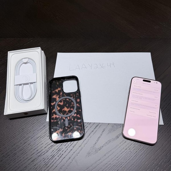 Apple iPhone 16 Pro Max - Unlocked, 256 GB, Desert, A3084