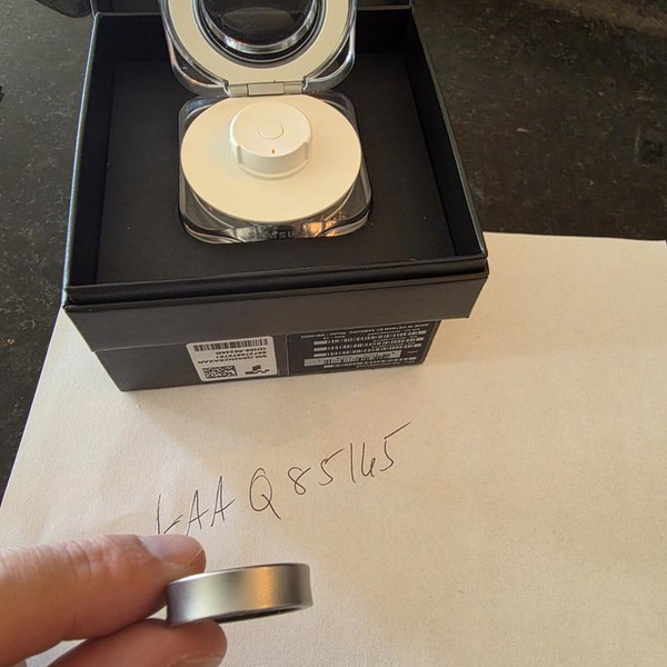 Samsung Galaxy Ring - Silver, Size 12