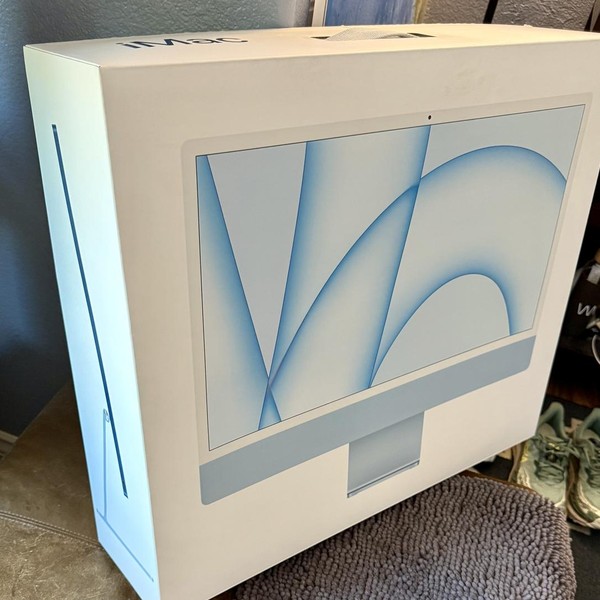 iMac 2021 24 inch - 256 GB, Blue, 8 GB, Apple M1