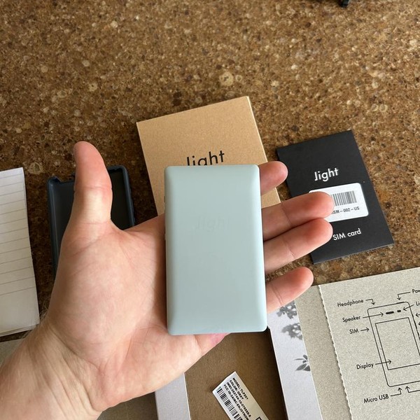 Light Phone 2 - Unlocked, 8 GB, Gray, 1 GB