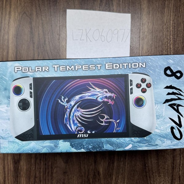 MSI Claw 8 AI Plus - 1 TB, White, 32 GB, Intel Core Ultra 7, Polar Tempest Edition