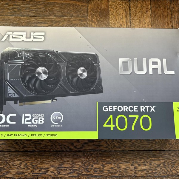 Asus GeForce RTX 4070 12GB - DUAL-RTX4070-12G, Dual