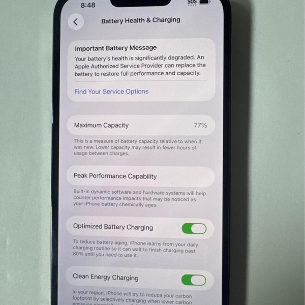 Apple iPhone 13 Pro Max - Unlocked, 256 GB, Graphite, A2484