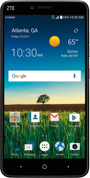 ZTE Blade X Max - Cricket, 32 GB, Navy Blue, 2 GB