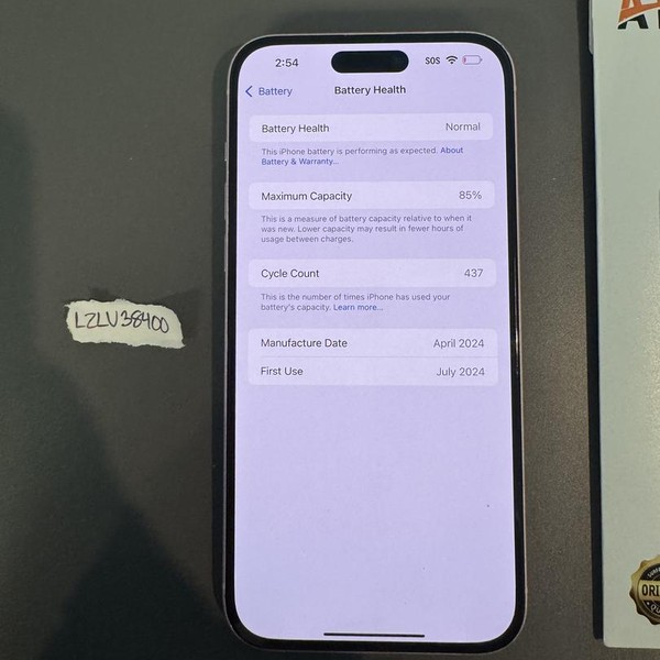 Apple iPhone 15 Plus - Unlocked, 256 GB, Pink, A2847