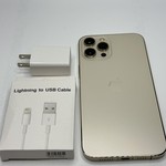 Good Apple iPhone 12 Pro Max - Unlocked Non-US, Gold, 256 GB, A2410
