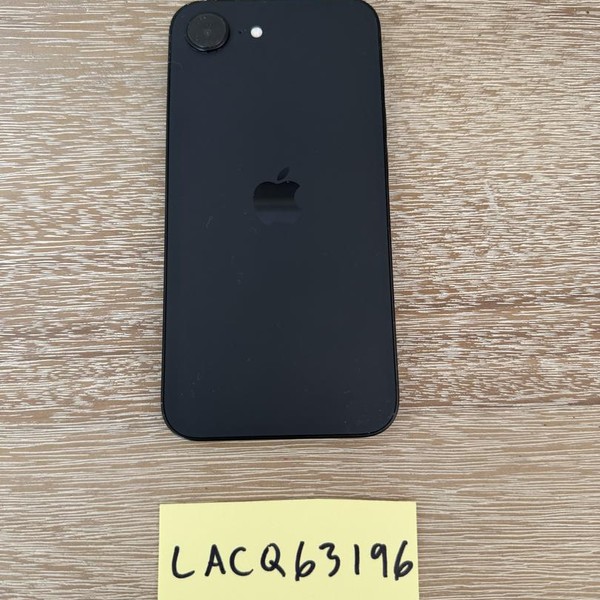 Apple iPhone 16e - Unlocked, 128 GB, Black, A3212