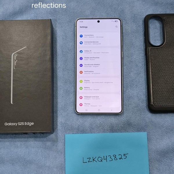 Samsung Galaxy S25 Edge - Unlocked, 256 GB, Silver, 12 GB, SM-S937U1