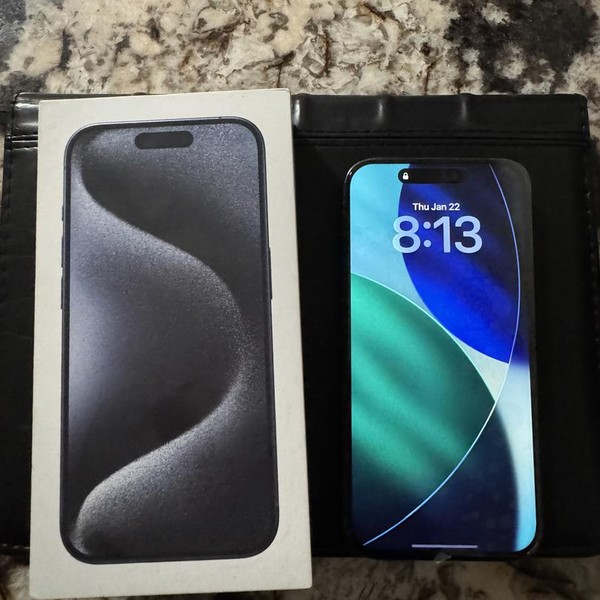 Apple iPhone 15 Pro - Unlocked, Blue, 256 GB, A2848