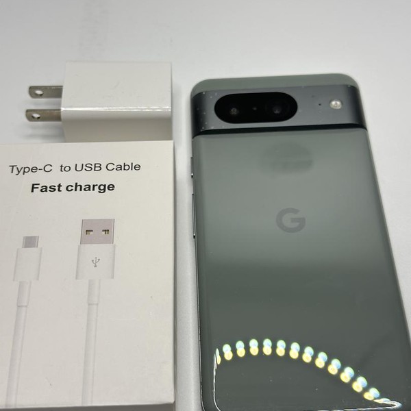 Google Pixel 8 - Unlocked, 256 GB, Hazel, 8 GB, G9BQD, Sub-6 5G