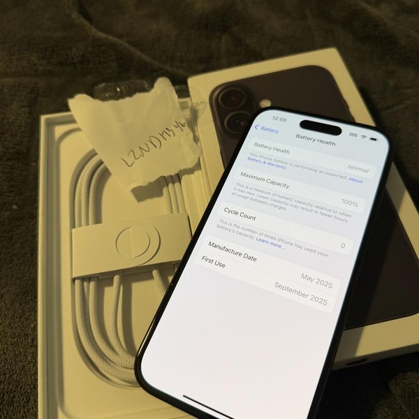 Apple iPhone 16 - Verizon, 128 GB, Black, A3081