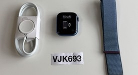 Good
													Apple Watch Series 7 45mm - Unlocked, Blue, A2477 - Cellular, Aluminum, photo 1 of 6
