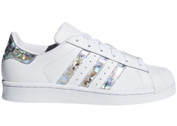 adidas Superstar White Holographic Stripes (Youth) for sale