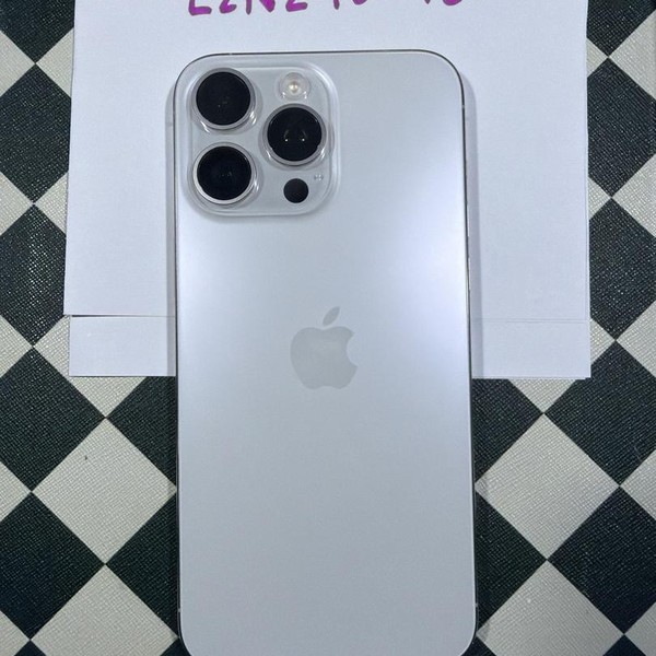 Apple iPhone 15 Pro Max - Unlocked, White, 256 GB, A2849