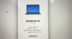Fair
													MacBook Air 2020 - 13" - Apple M1, Gray, 256 GB, 8 GB, photo 2 of 16