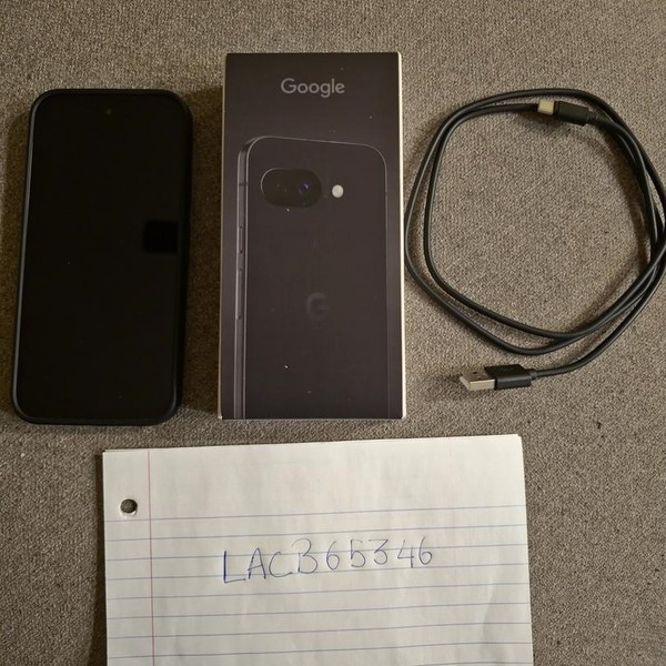 Google Pixel 9a - Visible, 128 GB, Obsidian, 8 GB