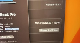 Good
													MacBook Pro 2020 - 13" - Apple M1, Gray, 512 GB, 16 GB, photo 5 of 15