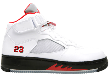 Jordan 5 Fusion Varsity White Red for sale