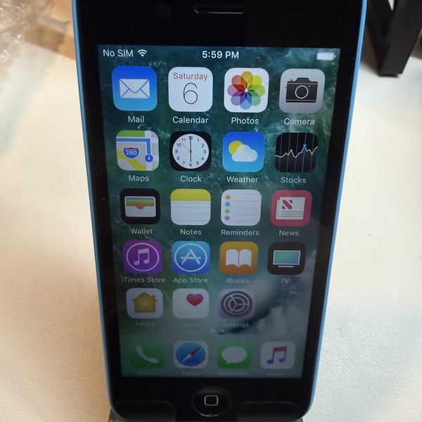 Apple iPhone 5C - Unlocked, 8 GB, Blue, A1532, GSM