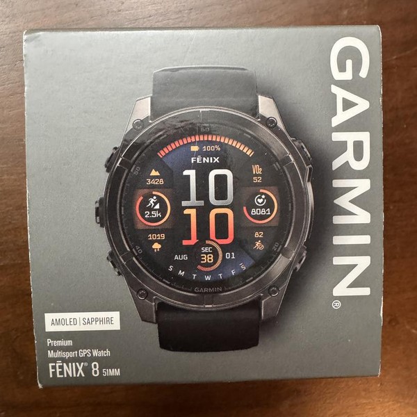 Garmin Fenix 8 - Titanium, AMOLED