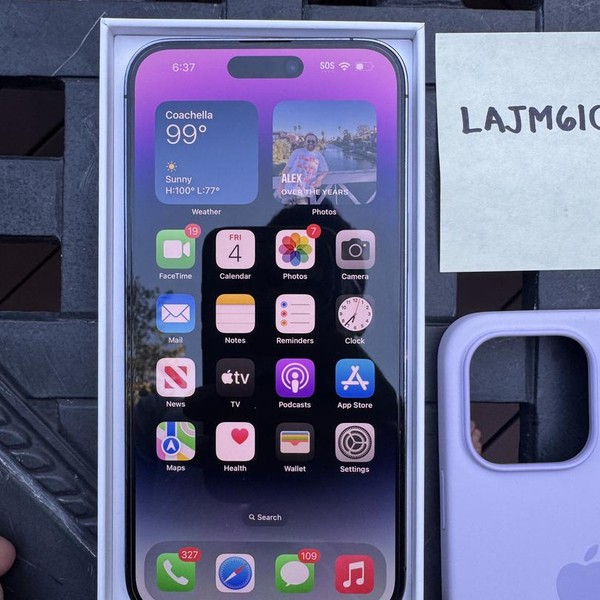 Apple iPhone 14 Pro Max - Unlocked, 128 GB, Purple, A2651