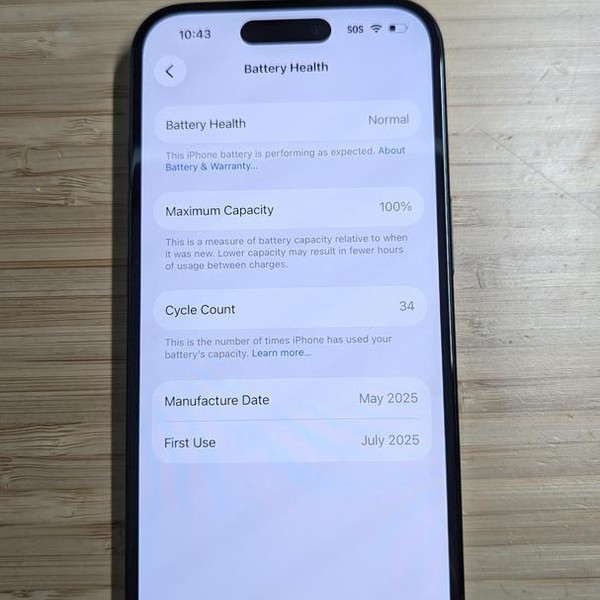 Apple iPhone 16 - Unlocked, 128 GB, Black, A3081