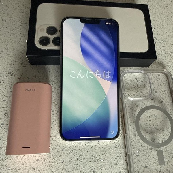 Apple iPhone 13 Pro Max - Unlocked, 256 GB, Silver, A2484