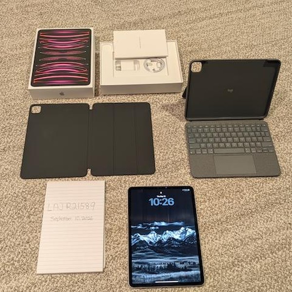 Apple iPad Pro 11 inch 4th Gen 2022 - Wi-Fi, 128 GB, Gray