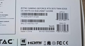 Used
													Zotac GeForce RTX 3070 - ZT-A30700J-10P, Twin Edge OC White, photo 3 of 9