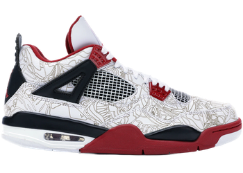 Jordan 4 Retro White Laser for sale
