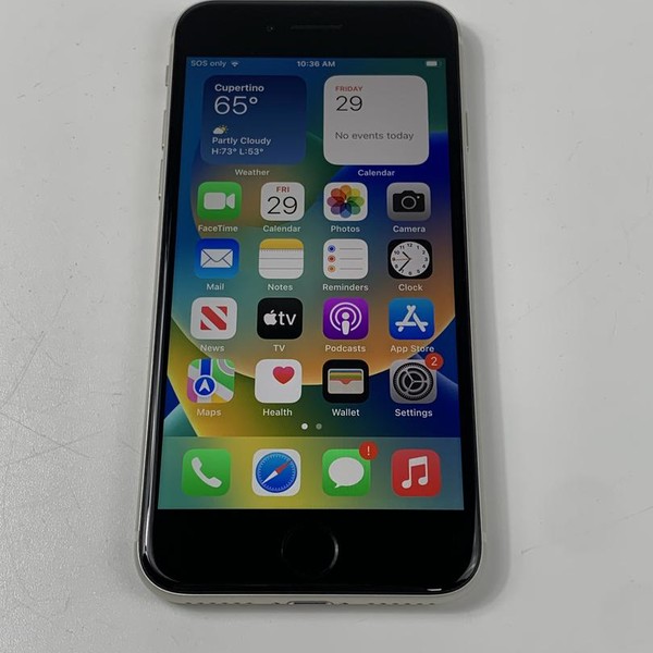 Apple iPhone SE 3rd Gen 2022 - Unlocked, 64 GB, Starlight, A2595
